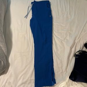 Yola Figs skinny scrub pants - royal blue
